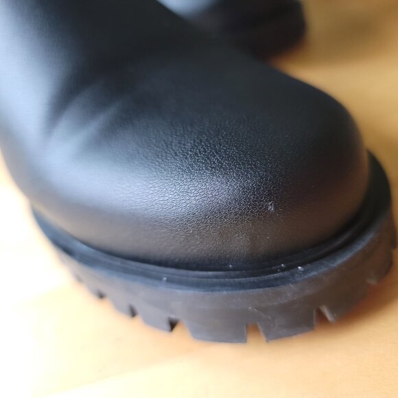 Zodiaque Noir from Minuit Sur Terre - Luxury Vegan Boots - Size 37 - Black - Picture 8 of 9